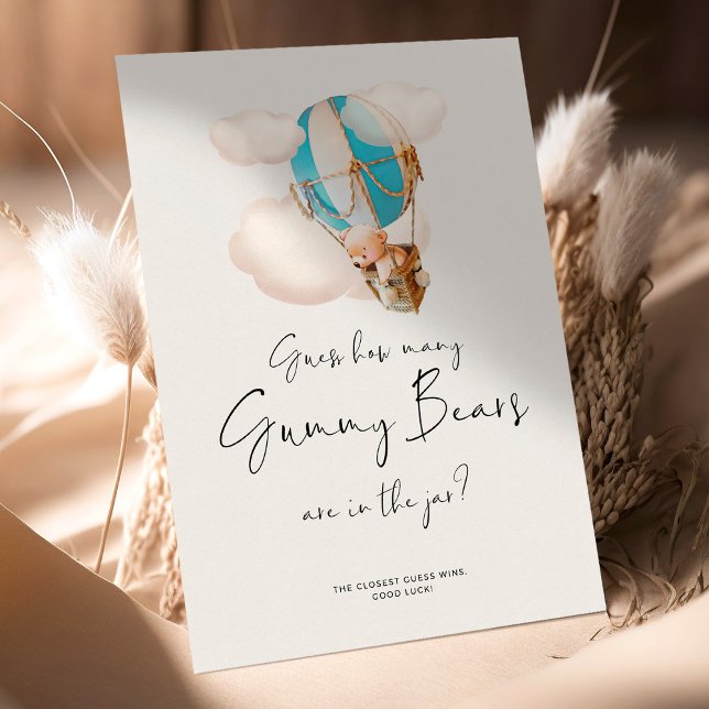 クマ赤ちゃんシャワーのゲーム – グミベアの数？ (クリエイターアップロード済み)