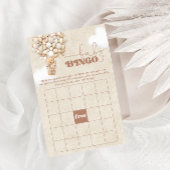 クマ赤ちゃんシャワーゲームビンゴ チラシ