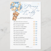 クマ赤ちゃんシャワーゲーム誰がママまたはパパ (正面)