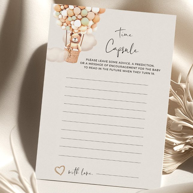 クマ赤ちゃんシャワーゲーム – タイムカプセル (クリエイターアップロード済み)