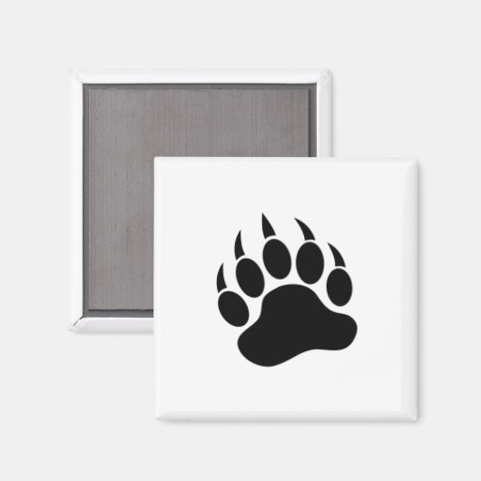 クマ足磁石 マグネット (正面/裏面)