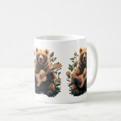 クマ遊ギター コーヒーマグカップ (正面右)