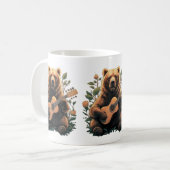 クマ遊ギター コーヒーマグカップ (正面左)