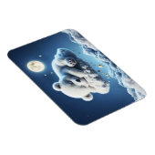 クマ雲の眠る月獣の夢 マグネット (右側)