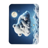 クマ雲の眠る月獣の夢 マグネット (縦)