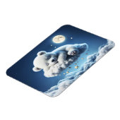 クマ雲の眠る月獣の夢 マグネット (左側)