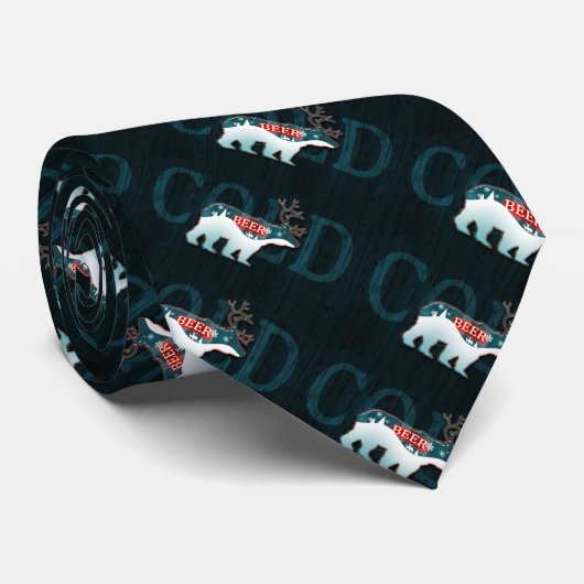 クマ鹿またはビール ネクタイ (ロール)