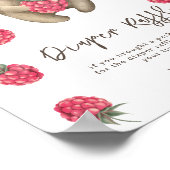 クマ – おむつラッフルゲーム ポスター (角)