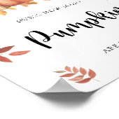 クマ – カボチャの数を推測 ポスター (角)