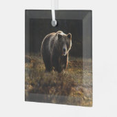 クマ ガラスオーナメント (正面左)