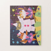 クマ、キツネとタイガーピエロピエロジグソーパズル ジグソーパズル (縦)