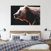 クマ キャンバスプリント (インサイチュ (寝室))