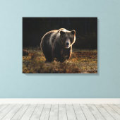 クマ キャンバスプリント (インサイチュ (ウッドフロア))