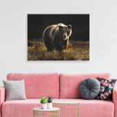 クマ キャンバスプリント (インサイチュ (リビング))