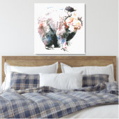 クマ キャンバスプリント (インサイチュ (寝室))