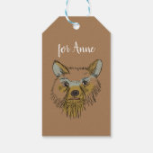 クマ ギフトタグ (裏面)