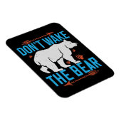 クマ – クマを起こさない マグネット (右側)