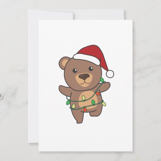 クマ クリスマス 冬 動物 クマ (正面)