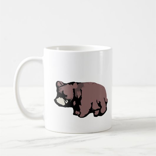 クマ コーヒーマグカップ (左)