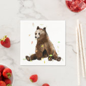 クマ スタンダードカクテルナプキン (インサイチュ)