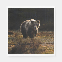 クマ スタンダードランチョンナプキン