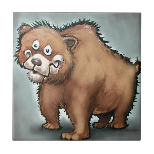 クマ タイル (正面)