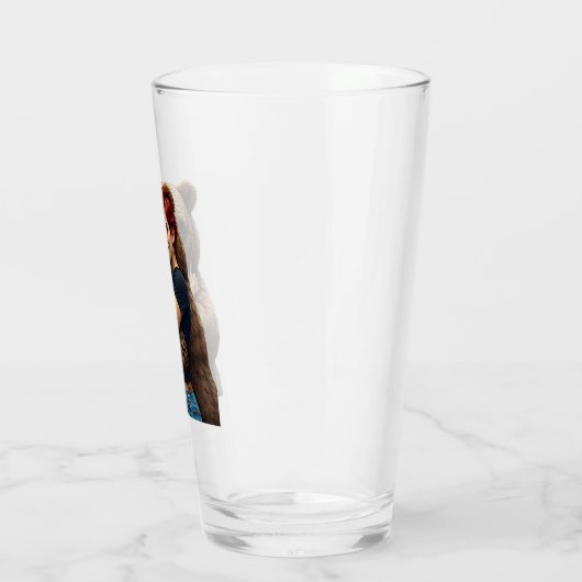 クマ タンブラーグラス (左)