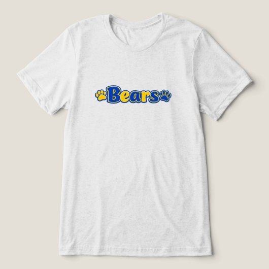クマ トライブレンドTシャツ (デザイン正面)