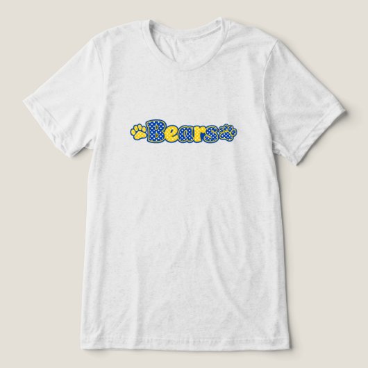 クマ トライブレンドＴシャツ (デザイン正面)