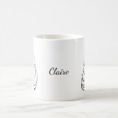 『クマ・バニー・ウサギ』パーソナライズされた コーヒーマグカップ (中央)