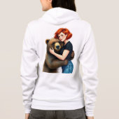 クマ パーカ (裏面)