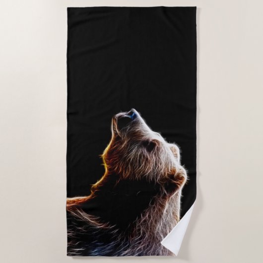 クマ ビーチタオル (正面)