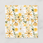 クマ&ビー赤ちゃんシャワーおむつラッフルエンクロージャー エンクロージャーカード (裏面)