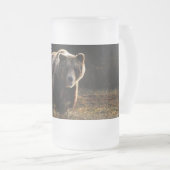 クマ フロストグラスビールジョッキ (正面右)