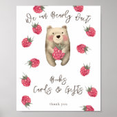 クマ – ブックカードとギフト ポスター (正面)