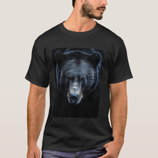クマ ブラック Tシャツ (正面)
