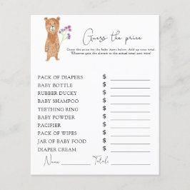 クマ – プライス推測ゲーム