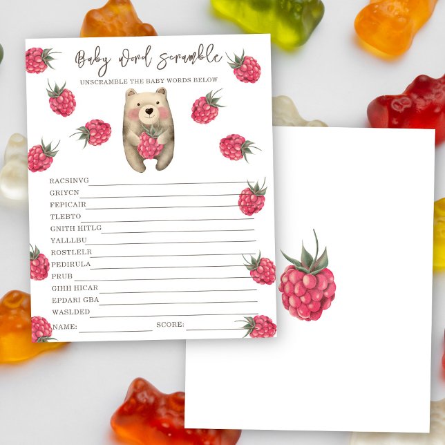 クマ – ベビー言葉スクランブル (クリエイターアップロード済み)