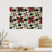 クマ ポスター (キッチン)