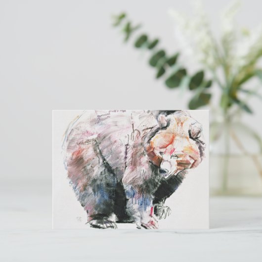 クマ ポストカード (スタンド正面)