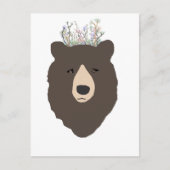 クマ ポストカード (正面)
