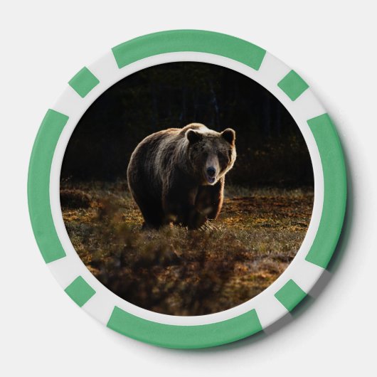 クマ ポーカーチップ (裏面)