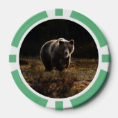 クマ ポーカーチップ (正面)