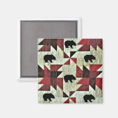 クマ マグネット (正面/裏面)