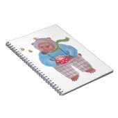 クマ、ミツバチとカプチーノ ノートブック (右側)