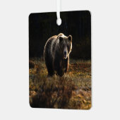 クマ メタルオーナメント (正面左)
