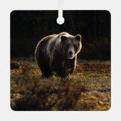 クマ メタルオーナメント (正面)