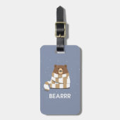 クマ ラゲッジタグ (正面縦)