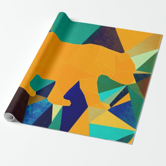 クマ ラッピングペーパー (アンロールド)