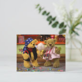 クマ：友情 ポストカード (スタンド正面)